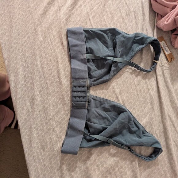 Skims Cotton Rib Bralette in Kyanite - Picture 4 of 4